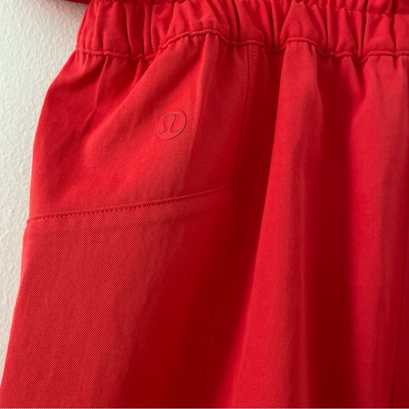 Lululemon Trip Taker Skirt Size 4 - Carnation Red High-Rise, Above-the-Knee - Picture 5 of 13